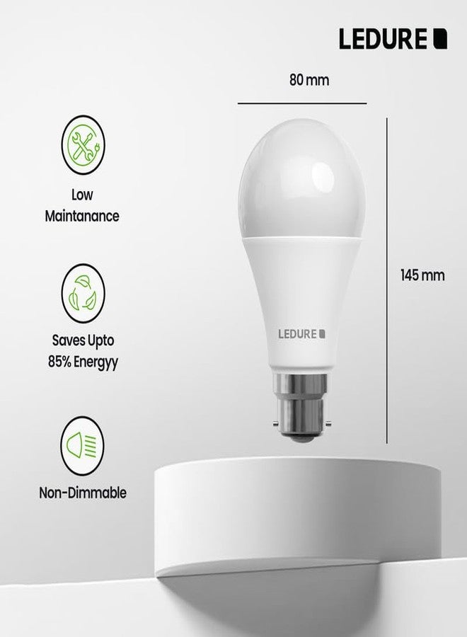 LEDURE 9W Uromaxx Bulb Series, Eco-Friendly, Mercury-Free, B22 Base, Energy-Efficient LED Light Bulb for Home and Office (Cool White - Twin Pack) - Image 5